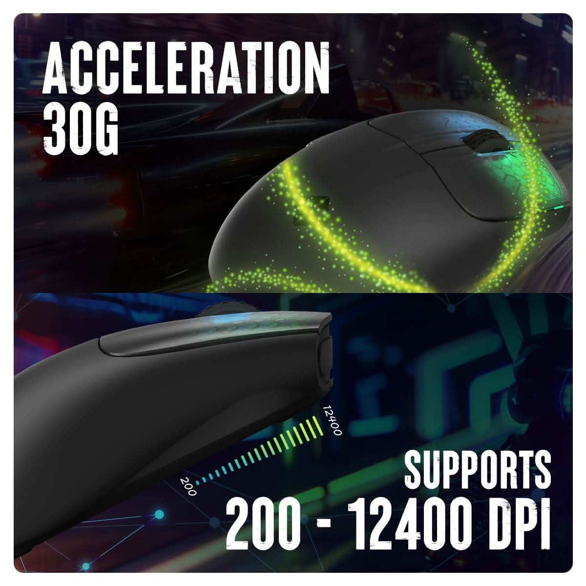 Cosmic Byte Pulse Wired RGB Gaming Mouse (Black)