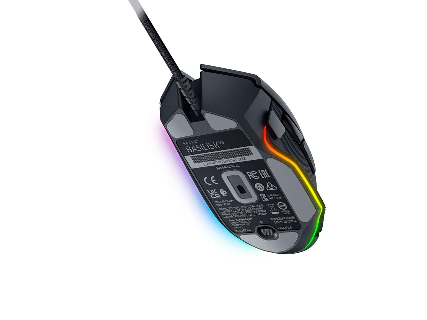 Razer Basilisk V3 - Ergonomic Wired Gaming Mouse - FRML Packaging