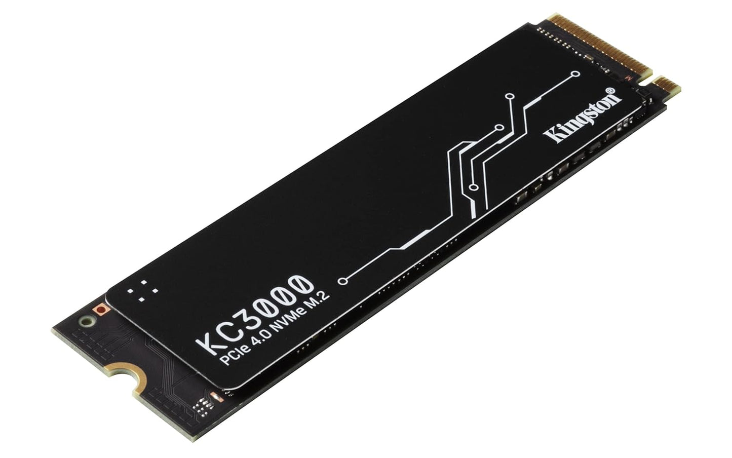 KINGSTON KC3000 PCIE 4.0 NVME M.2 SSD - HIGH-PERFORMANCE STORAGE FOR DESKTOP AND LAPTOP PCS -SKC3000S/512G, 7,000MB/S READ, 3,900MB/S WRITE, BLACK