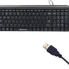ZEBRONICS ZEB-GLIDE USB WIRED MULTIMEDIA KEYBOARD FOR PC/LAPTOP WITH RUPEE SYMBOL KEY, PLUG & PLAY, GOLD PLATED USB CONNECTOR