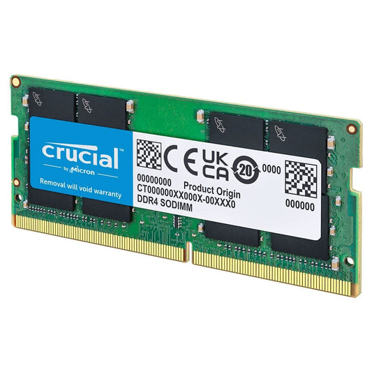 CRUCIAL 32GB DDR4-3200 SODIMM CL22 (16GBIT) RAM CT32G4SFD832A