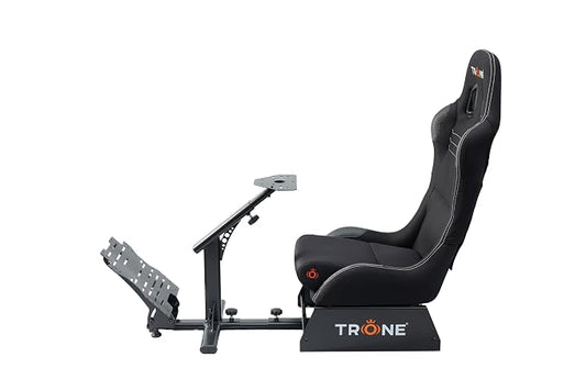 TRONE RS1 Aero Black Racing Simulator Gaming Chair with Seat Driving Cockpit