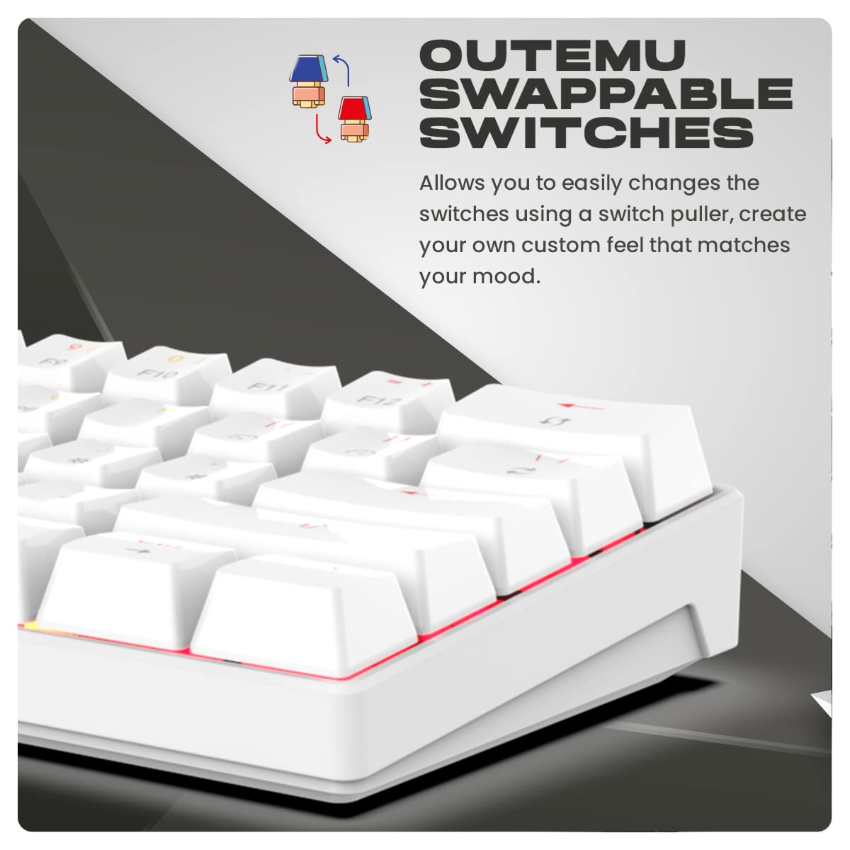 COSMIC BYTE CB-GK-32 THEMIS (WHITE) GAMING KEYBOARD