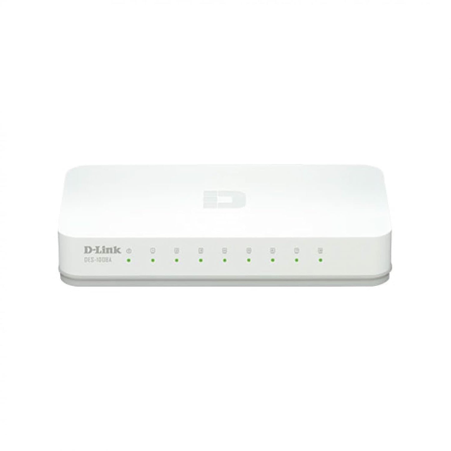 DLINK DES-1008C 8-PORT 10/100 DESKTOP SWITCH (WHITE)