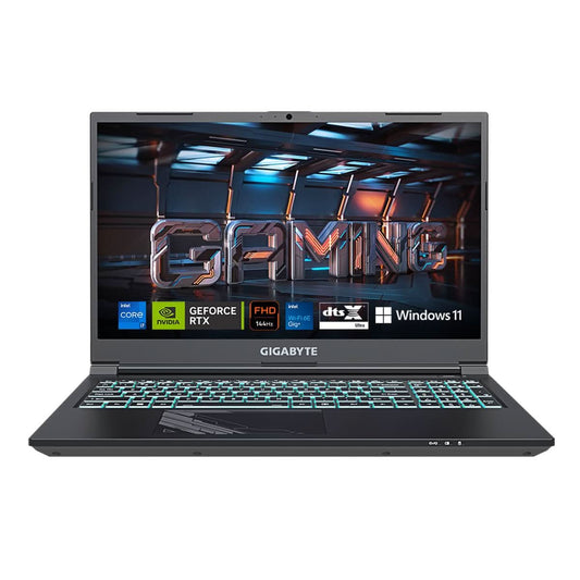 GIGABYTE G5 KF5-H3IN353KH,INTEL I7-13620H 4.9 GHZ, RTX 4060 8GB GDDR6, 15.6" FHD 144HZ DISPLAY, 8G *2 DDR5-4800, GEN, WINDOWS 11 HOME,4 512GB, MULTI LANGUAGES 15 COLOR ILLUMINATED KEYBOARD