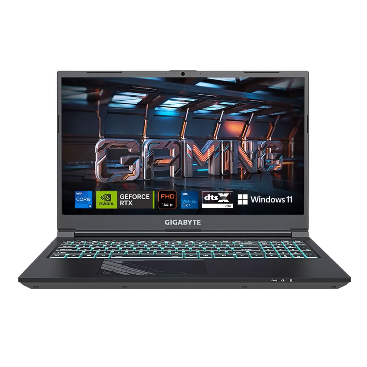 GIGABYTE G5 MF5-H2IN354SH,INTEL I7-13620H 4.9 GHZ, RTX 4050 6GB GDDR6, 15.6" FHD 144HZ DISPLAY, 8G *2 DDR5-4800, GEN, WINDOWS 11 HOME,4 1TB, MULTI LANGUAGES 15 COLOR ILLUMINATED KEYBOARD