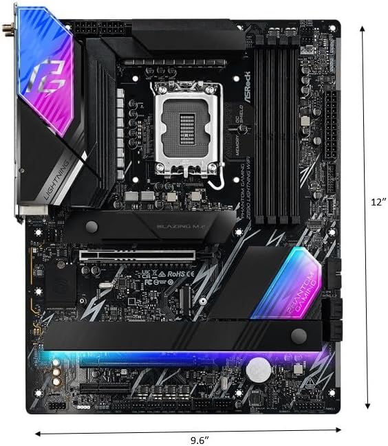 ASROCK Z890 LIGHTNING WIFI LGA 1851 ATX MOTHERBOARD