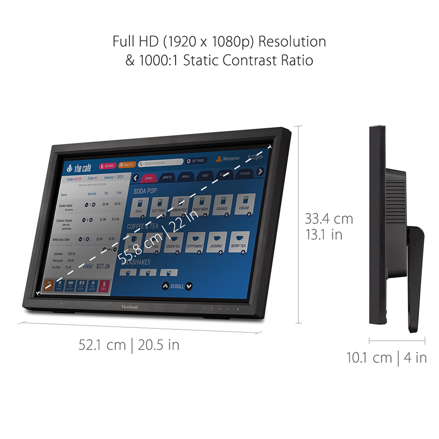 VIEWSONIC TD2223- (22