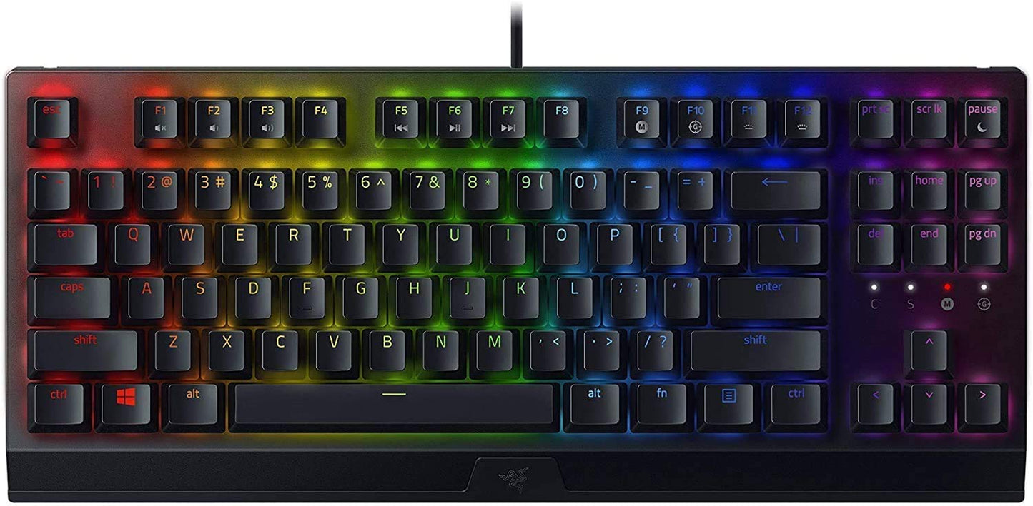 Razer BlackWidow V3 Tenkeyless - Mechanical Gaming Keyboard (Green Switch)