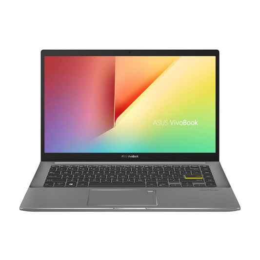 ASUS VivoBook S14 AMD Ryzen 7 4700U, 14 inch (35.56cms) FHD Thin and Light Laptop (8GB RAM/512GB NVMe SSD/Windows 10/MS Office 2019/Integrated Graphics/Indie Black/1.40 kg), M433IA-EB794TS