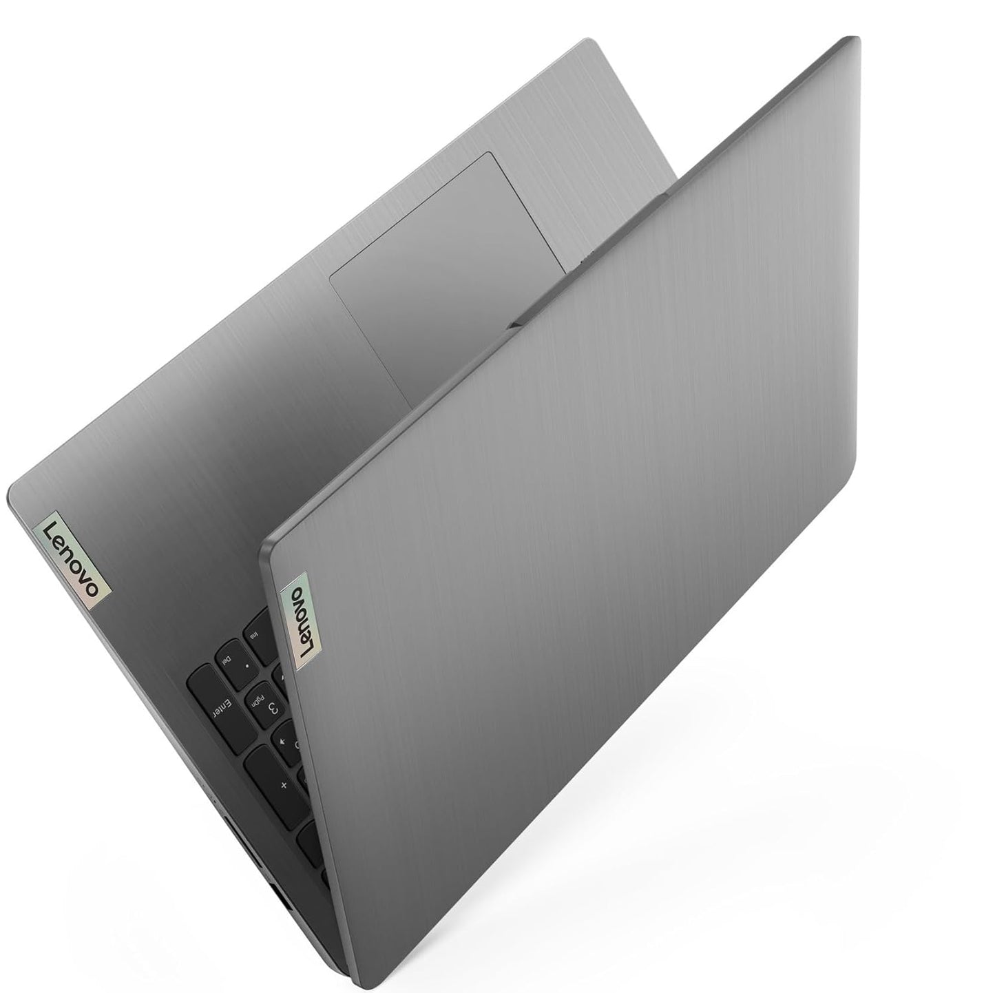 Lenovo IdeaPad Slim 3, Intel Core i3, 12th Gen, 8GB RAM, 512GB SSD, FHD, 15.6"/39.62cm, Windows 11, Office Home 2024, Arctic Grey, 1.63Kg, 82RK01ABIN, Intel UHD Graphics, 1Yr ADP Free Laptop