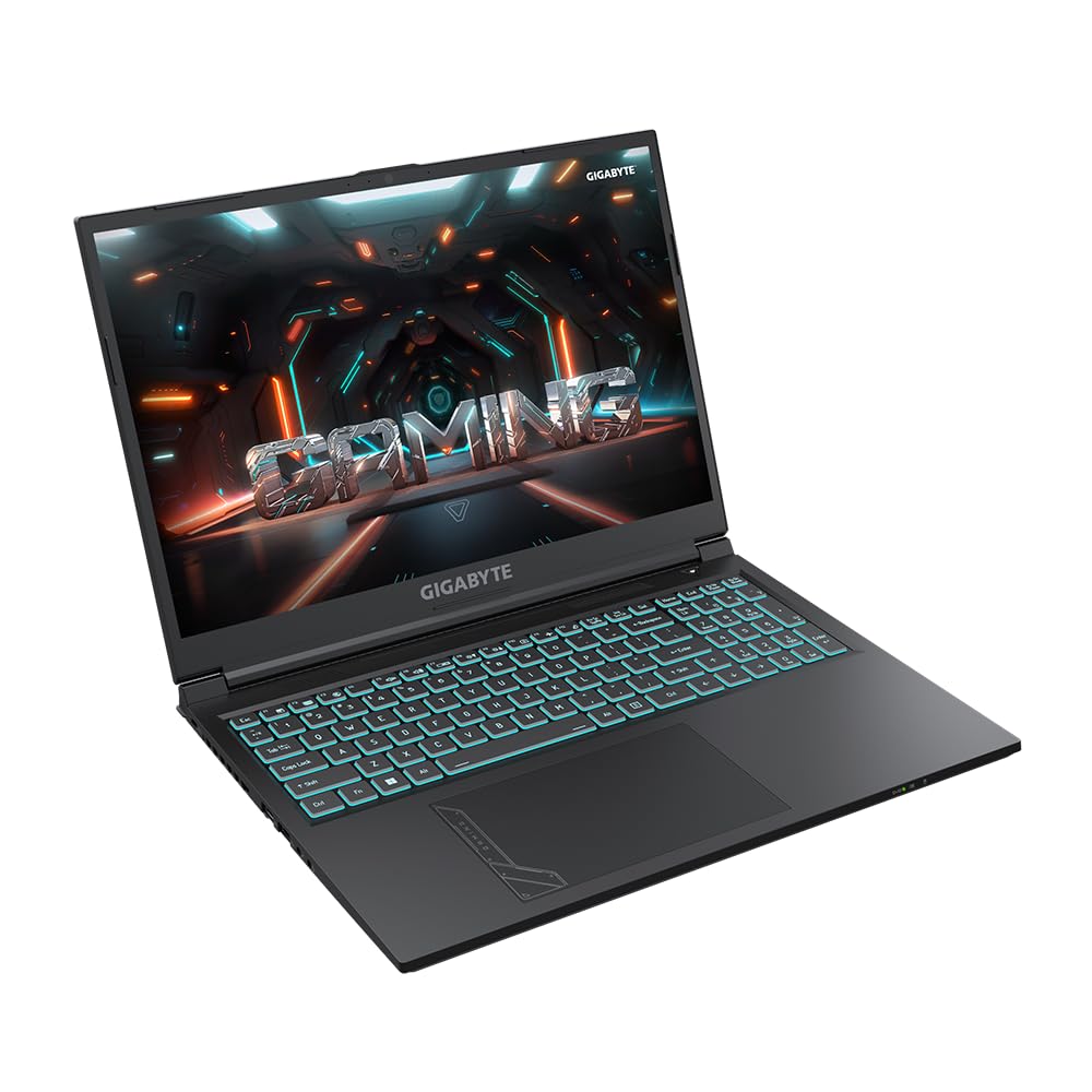 GIGABYTE G6 KF-H3IN853SH, I7-13620H 4.9 GHZ, RTX 4060 8GB GDDR6, 16.0" THIN BEZEL FHD+ 1920X1200 WUXGA, 165HZ, 8G *2 DDR5-4800, GEN4 512GB, MULTI LANGUAGES 15 COLOR ILLUMINATED KEYBOARD