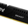 Kingston Fury Beast Black 16GB 6000MT/s DDR5 CL36 Desktop Memory KF560C36BBE2-16