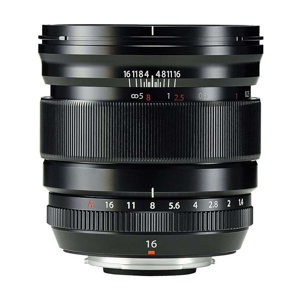 FUJIFILM FUJINON XF 16MM F1.4 R WIDE ANGLE PRIME LENS FOR STREET|LANDSCAPES (FULL FRAME EQUIVALENT = 24MM) WITH 2+1* YEAR WARRANTY