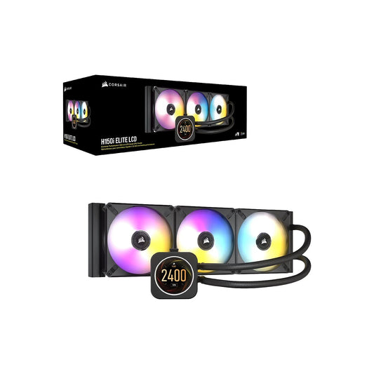 CORSAIR ICUE H150I ELITE LCD DISPLAY LIQUID CPU COOLER