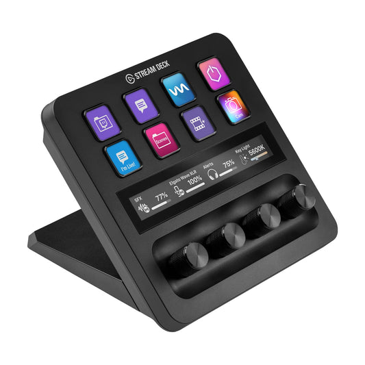 ELGATO STREAM DECK +,AUDIO MIXER,PRODUCTION CONSOLE AND STUDIO CONTROLLER AND FOR CONTENT CREATORS,STREAMING,GAMING 10GBD9901