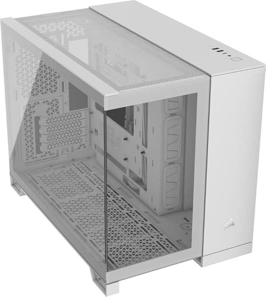 CORSAIR 2500X TEMPERED GLASS MID-TOWER, WHITE