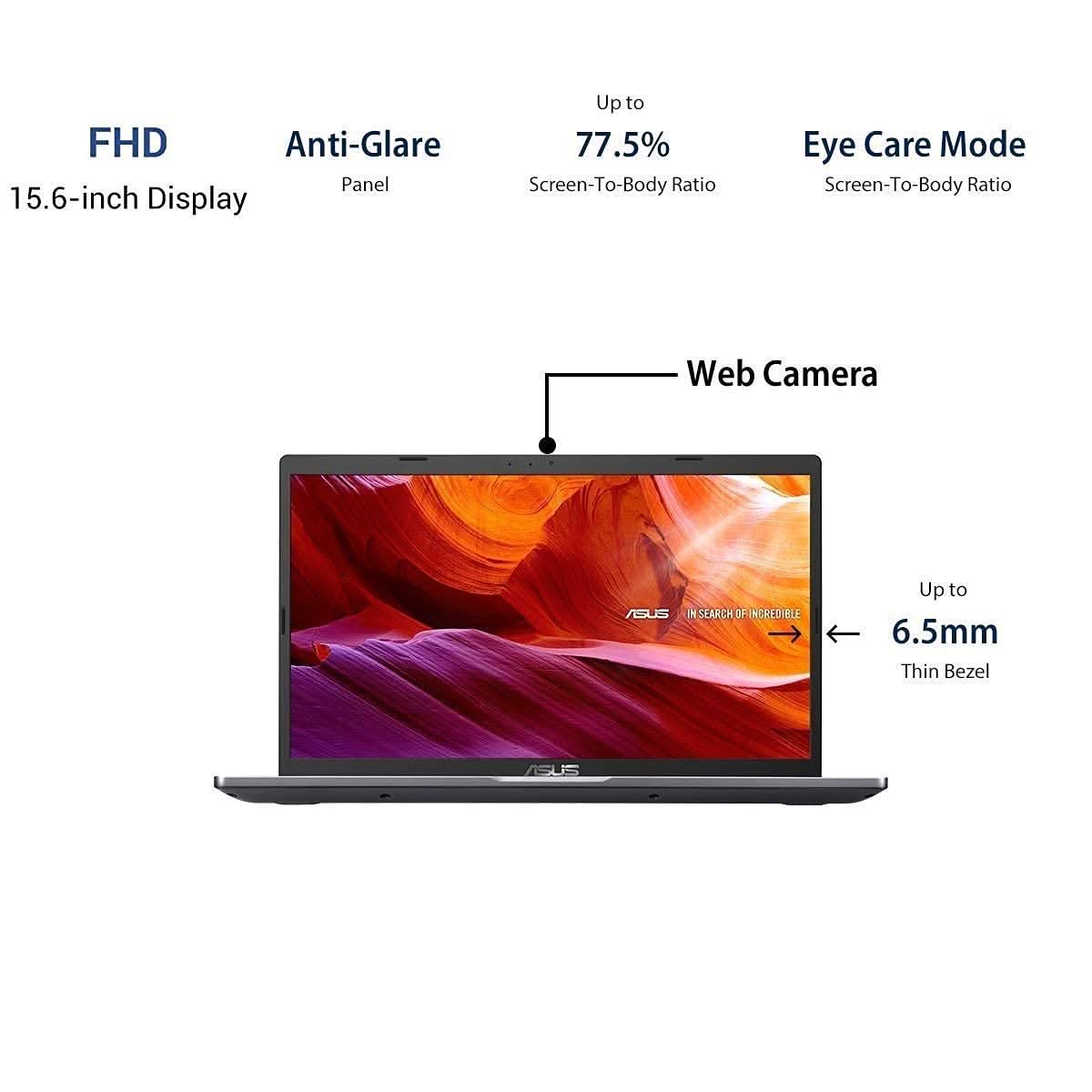ASUS Laptop 15 M515DA-BQ501T AMD Ryzen 5 3500U/1TB HDD/8GB/15.6 FHD/Windows 10/Slate - Grey