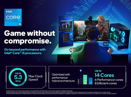 INTEL CORE I5-14600K 14TH GEN 14 CORE UPTO 5.3 GHZ LGA1700 PROCESSOR