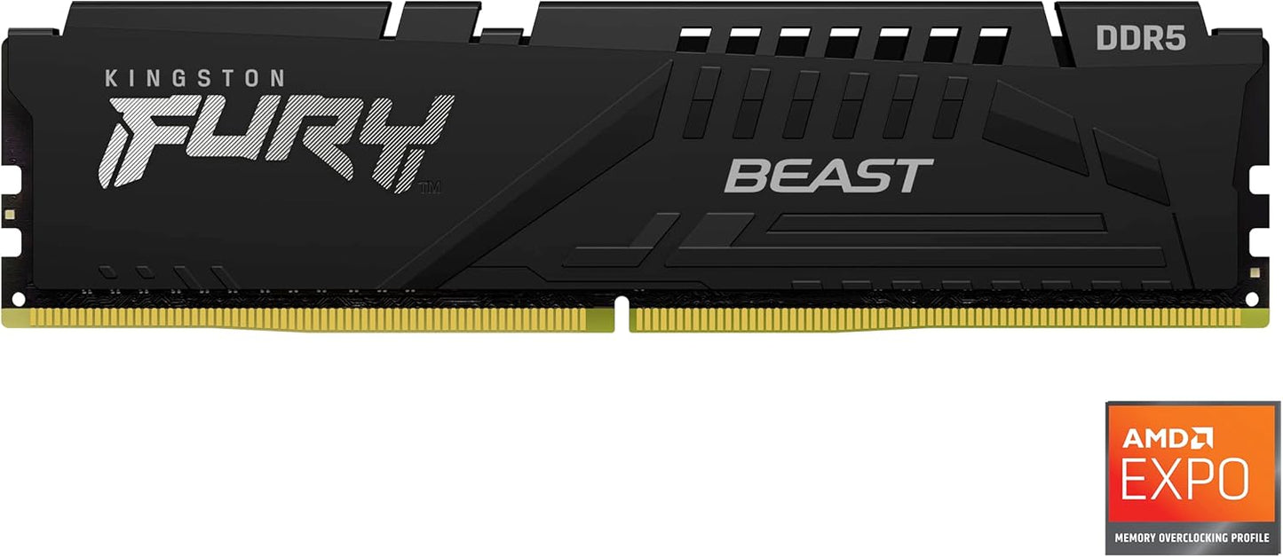 KINGSTON FURY BEAST DDR5 32GB 6000MHZ CL36 RAM KF560C36BBE2-32