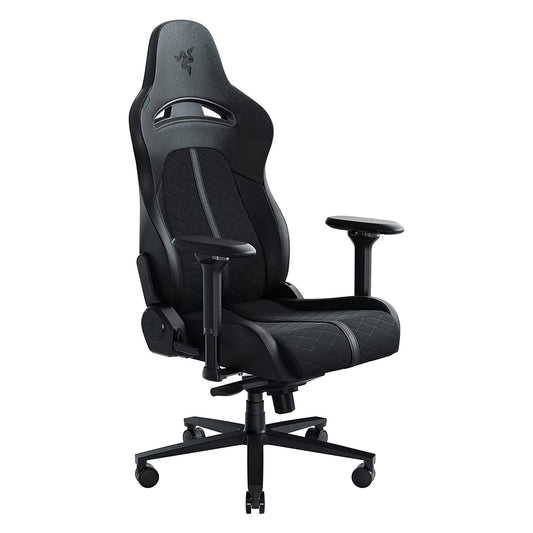 RAZER ENKI - BLACK - GAMING CHAIR FOR ALL-DAY GAMING COMFORT - NASA + AP PACKAGING