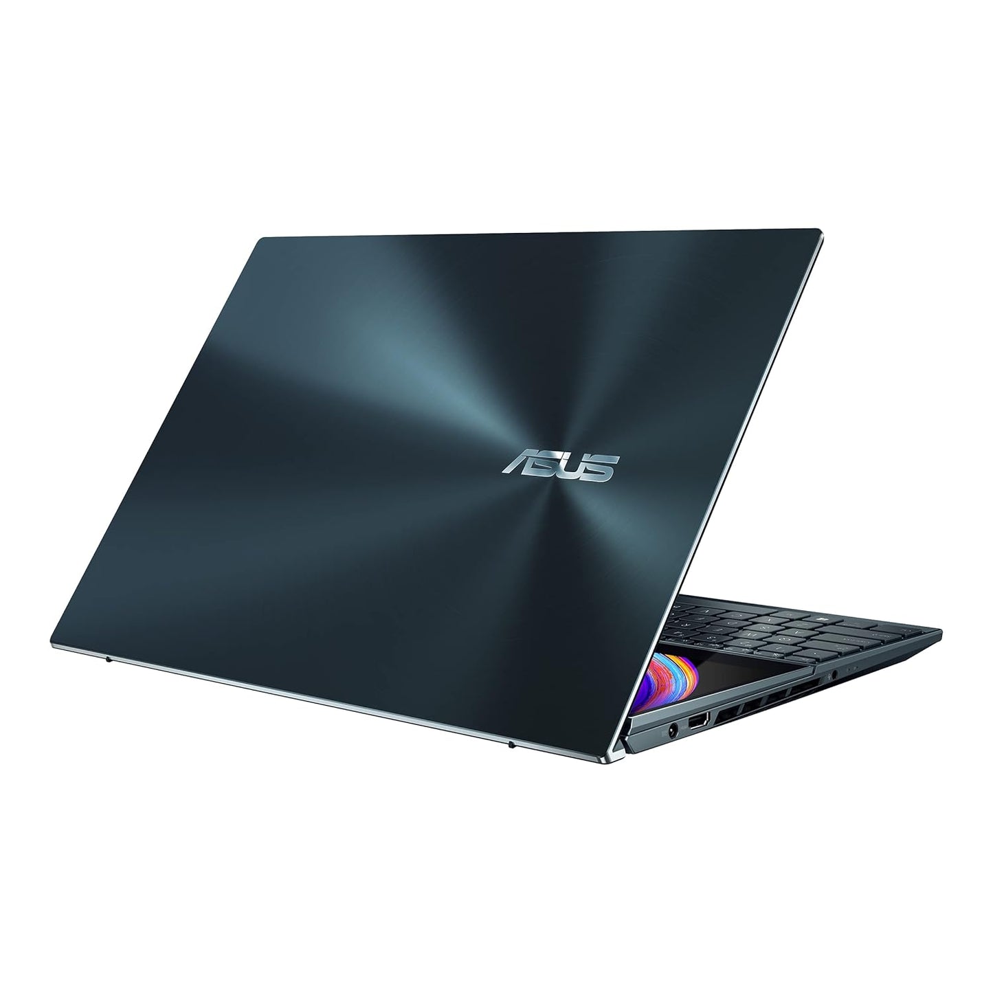 ASUS ZENBOOK PRO DUO 15 OLED (2021) UX582HM-H701WS, CORE I7-11800H 11TH GEN, 15.6" 4K DUAL-SCREEN TOUCH LAPTOP /16GB/1TB SSD/NVIDIA RTX 3060-6GB/WINDOWS 11/CELESTIAL BLUE//SOFT STAND/STYLUS/PALM REST