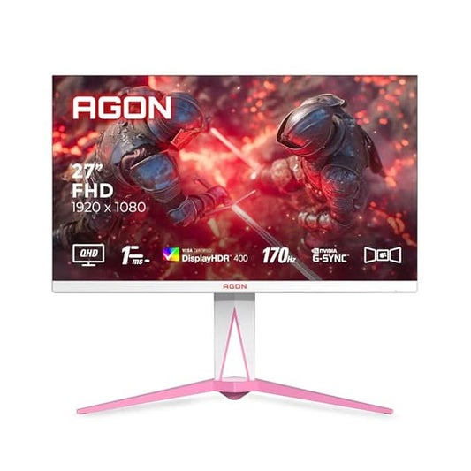 AOC AGON 27 , IPS, QHD 2560 X1440, 170 HZ, 0.5 MS, 350 CD/M², HDMI 2.0 X 2, DP 1.4 X 2, / USB- 3.2 X