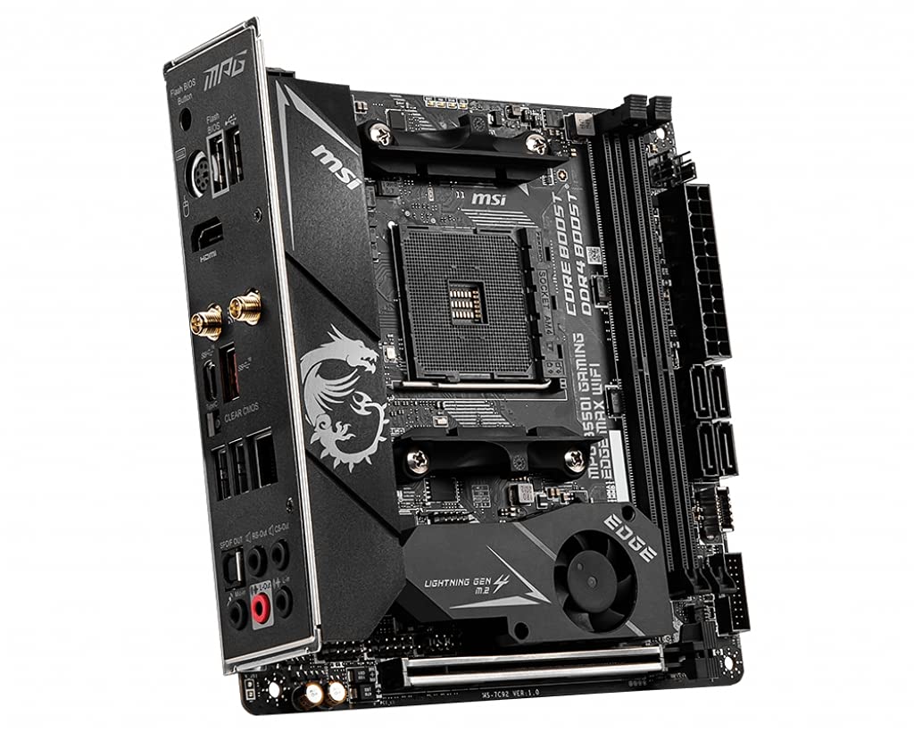MSI MPG B550I GAMING EDGE MAX WIFI AMD AM4 MOTHERBOARD