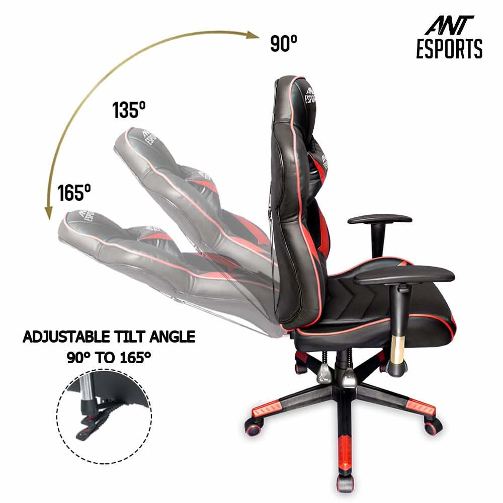 ANT ESPORTS INFINITY PLUS GAMING CHAIR RED BLACK