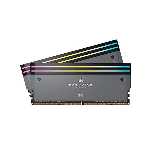 CORSAIR Dominator Titanium RGB DDR5 64GB (2x32GB) DDR5 6000MHz