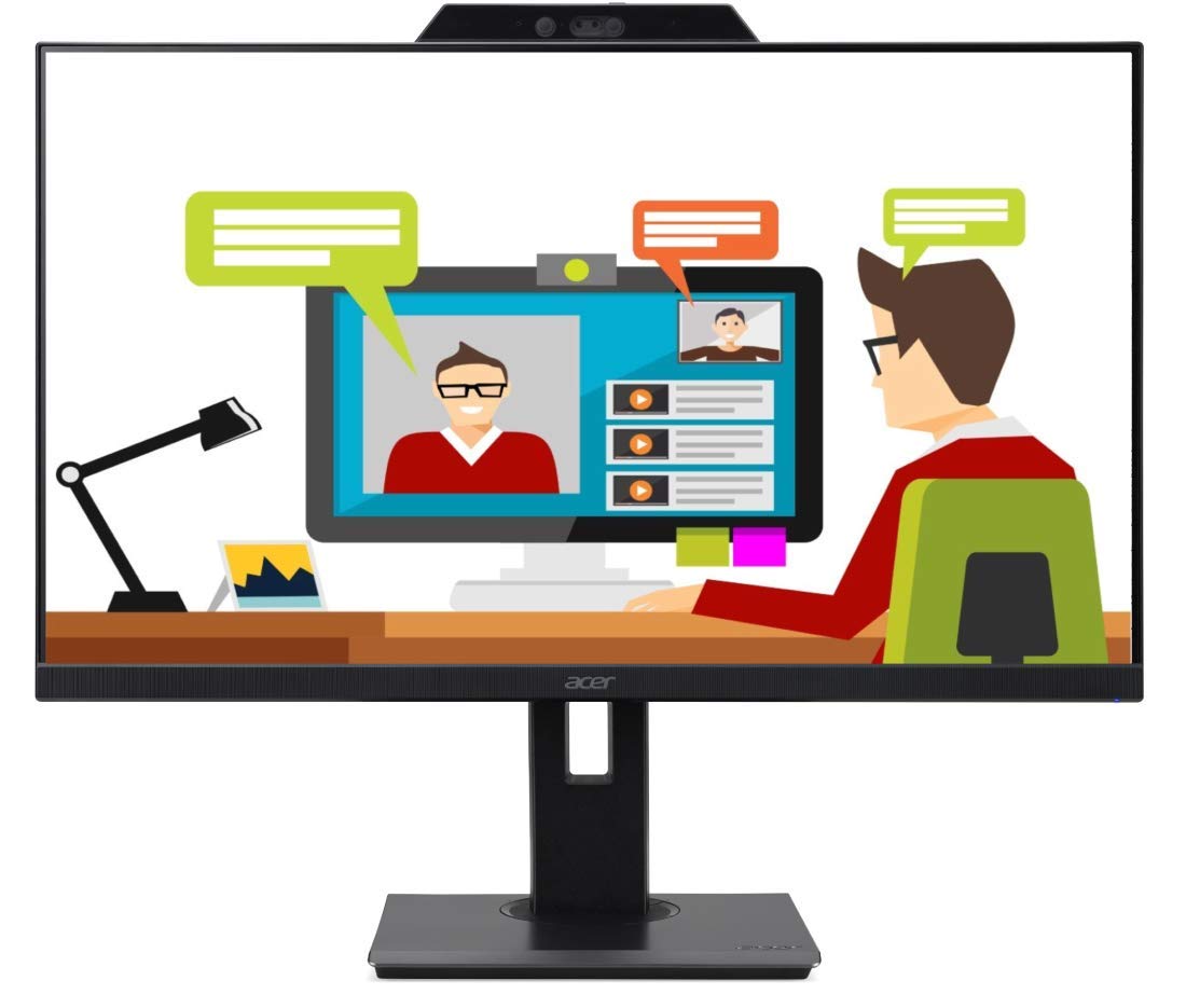 Acer B277 27 Inch Full HD 1920 X 1080 LED Monitor with FHD Webcam