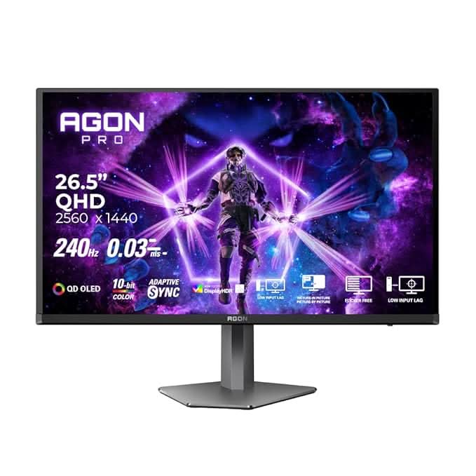 AOC 24G11ZE 23.8 FHD IPS Gaming Monitor - Black | 240Hz Refresh| 0.3ms