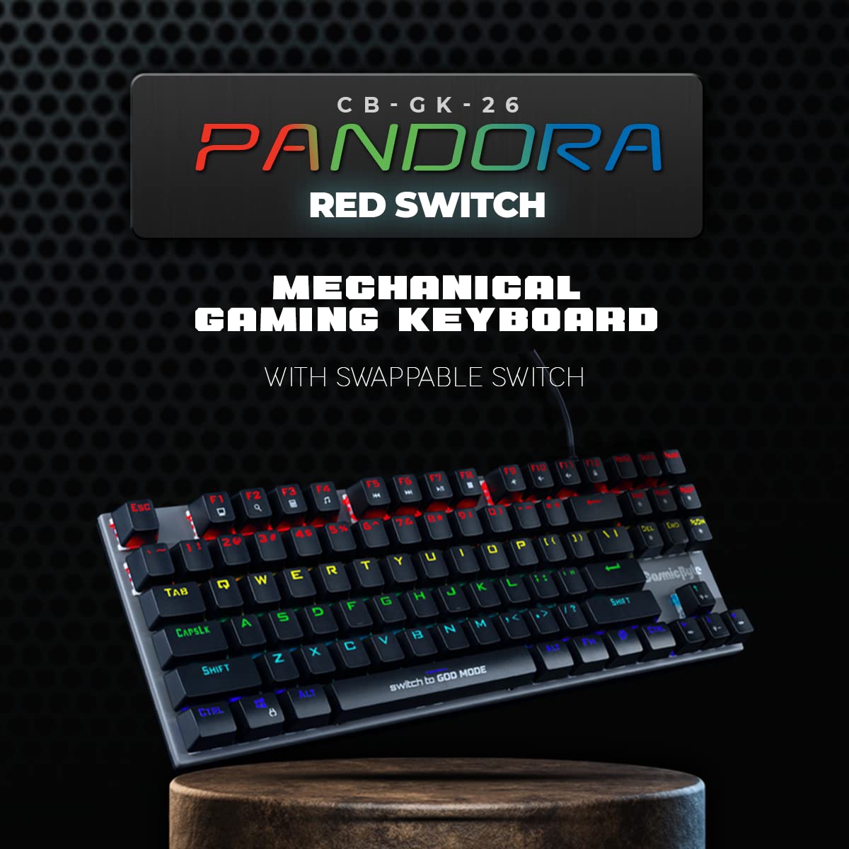 COSMIC BYTE CB-GK-26 PANDORA GAMING KEYBOARD