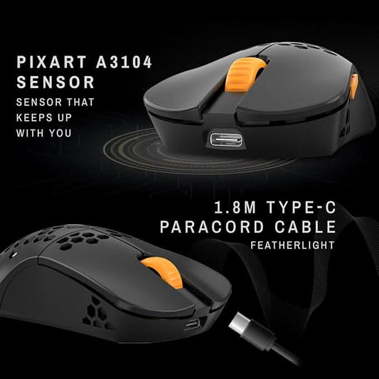 Cosmic Byte Umbra Tri-Mode Wireless Gaming Mouse Black