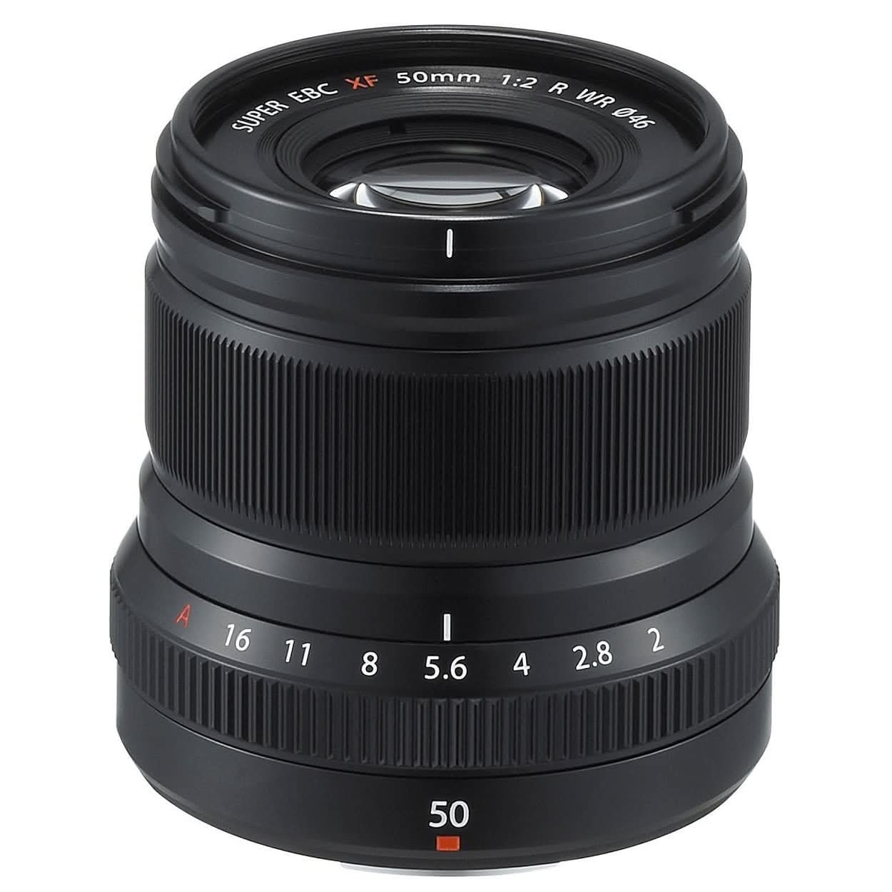 FUJIFILM FUJINON XF 50MM F2 R WEATHER RESISTANT PRIME LENS FOR PORTRAIT | WEDDING | FASHION - BLACK (FULL FRAME EQUIVALENT = 76MM) WITH 2+1* YEAR WARRANTY