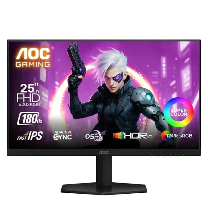 AOC 25G42E 24.5 Inch Full HD Fast IPS Gaming Monitor