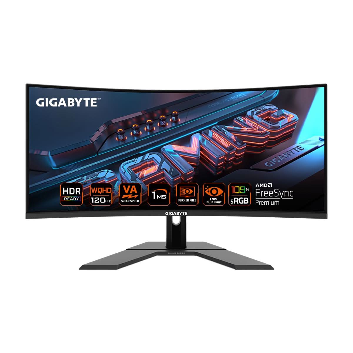 GIGABYTE Gs34Wqc 34" Va 1500R (Curved), 34 Inch monitor