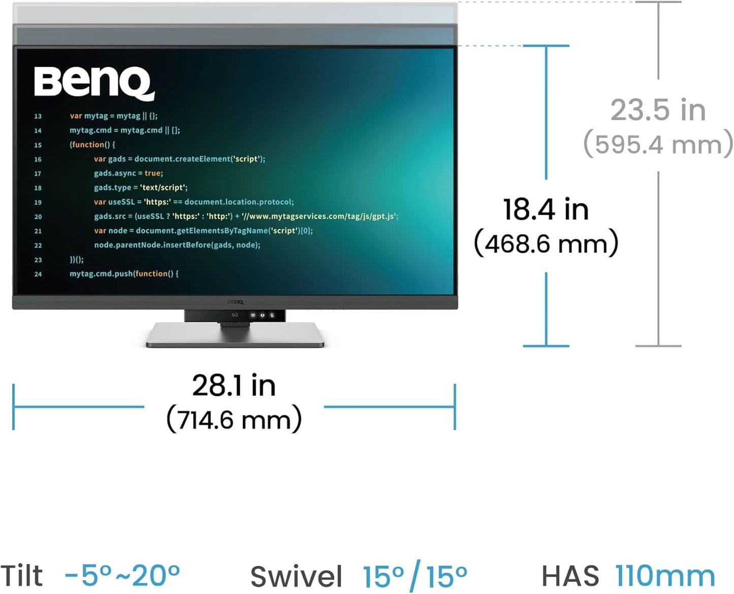 BENQ RD320U 32 INCH 4K 3840X2160 PROGRAMMING MONITOR