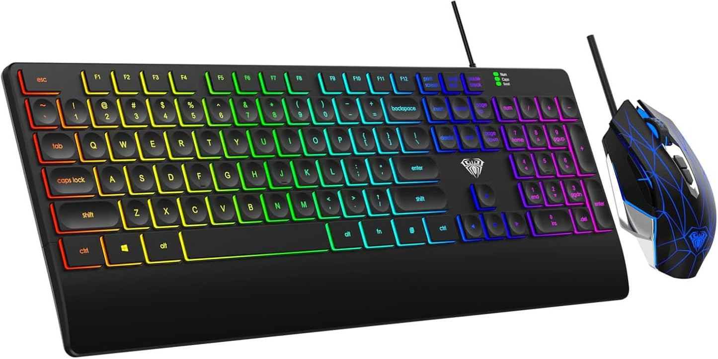 Aula T201 membrane gaming keyboard