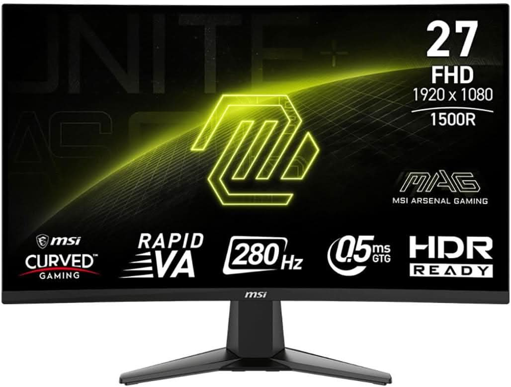 MSI MAG 276CXF 27-INCH 1920 X 1080 (FHD) CURVED MONITOR