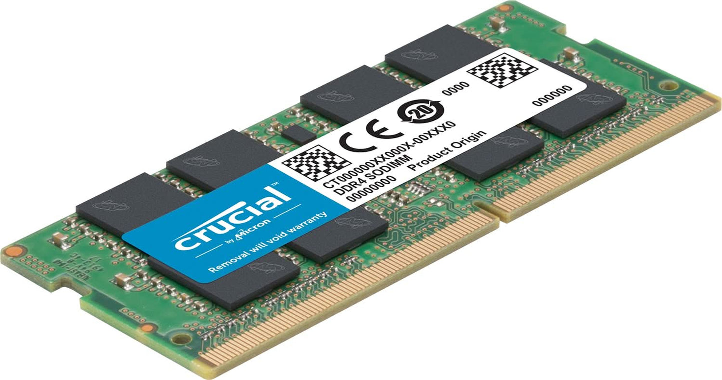 CRUCIAL 16GB DDR4-3200 SODIMM CL22 (8GBIT/16GBIT) RAM CT16G4SFRA32A