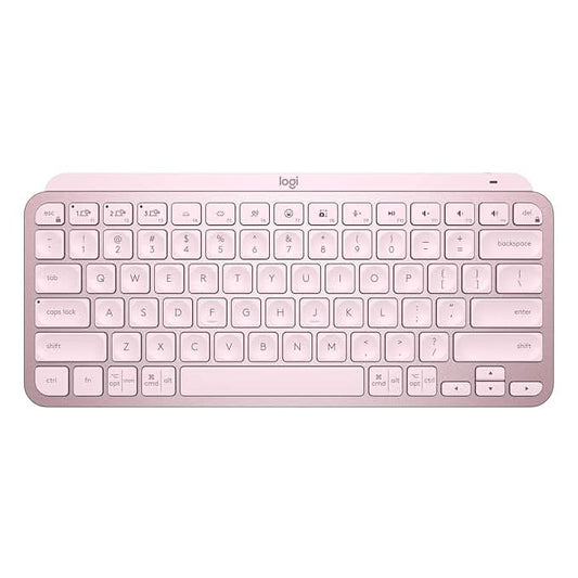 Logitech MX Keys Mini Minimalist Wireless Illuminated Keyboard Rose