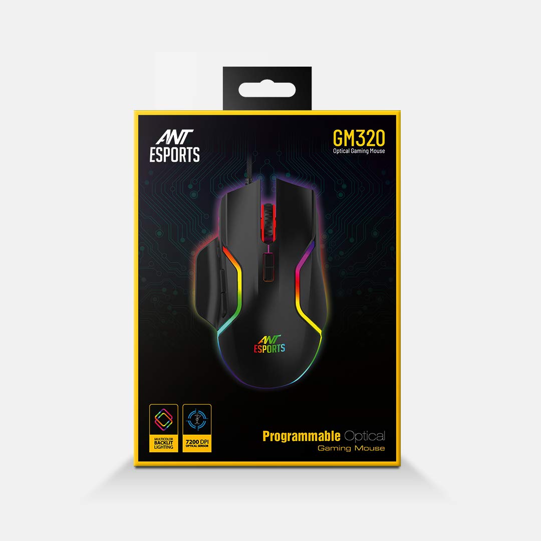 ANT ESPORTS GM320 RGB OPTICAL WIRED GAMING MOUSE
