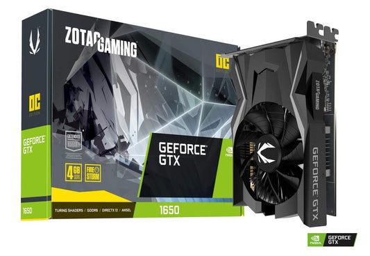 ZOTAC GEFORCE GTX1650 OC 4GB DDR6 GRAPHIC CARD