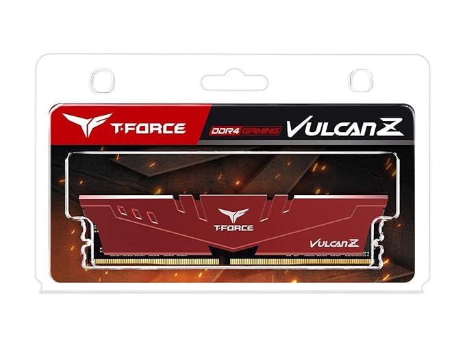 TEAMGROUP T-FORCE VULCAN Z 8GB (8GBX1) DDR4 3600MHZ RED