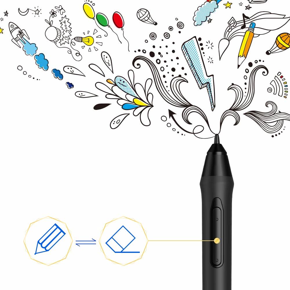 XP-Pen P05 Battery-Free Stylus Pen Tablet