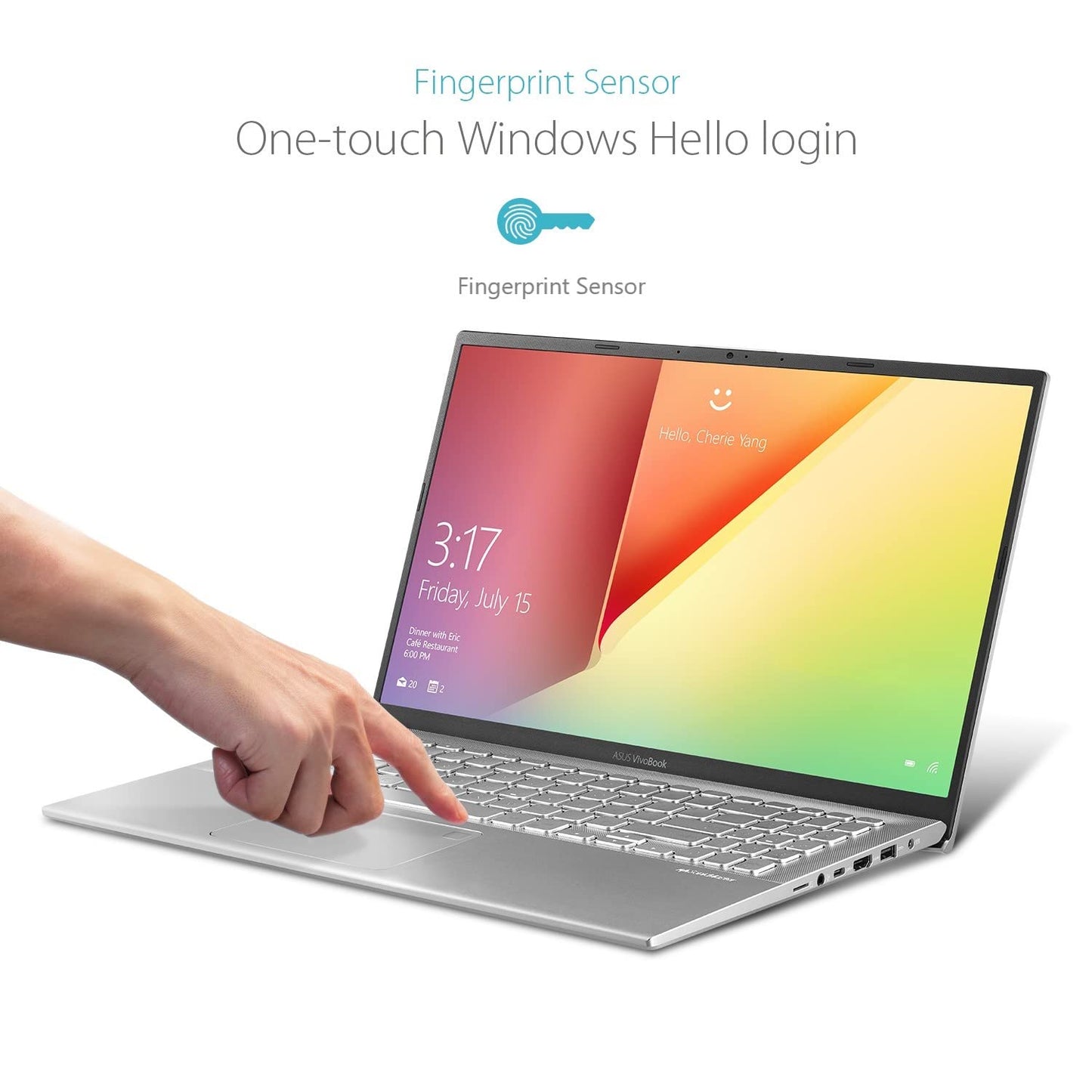 ASUS VIVOBOOK 15, 15.6" (39.62 CM) FHD, AMD DUAL CORE RYZEN 3 3200U, THIN AND LIGHT LAPTOP (8GB/256GB SSD/INTEGRATED GRAPHICS/WINDOWS 11/OFFICE 2021/SILVER/1.68 KG), X512DA-BQ301WS