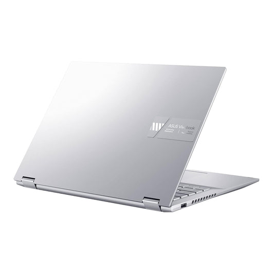 ASUS VIVOBOOK S 14 FLIP (2022), 14-INCH (35.56 CMS) FHD+ 16:10 TOUCH, AMD RYZEN 7 5800HS, 2-IN-1 LAPTOP (16GB/512GB SSD/INTEGRATED GRAPHICS/WINDOWS 11/OFFICE 2021/SILVER/1.5 KG), TN3402QA-LZ741WS