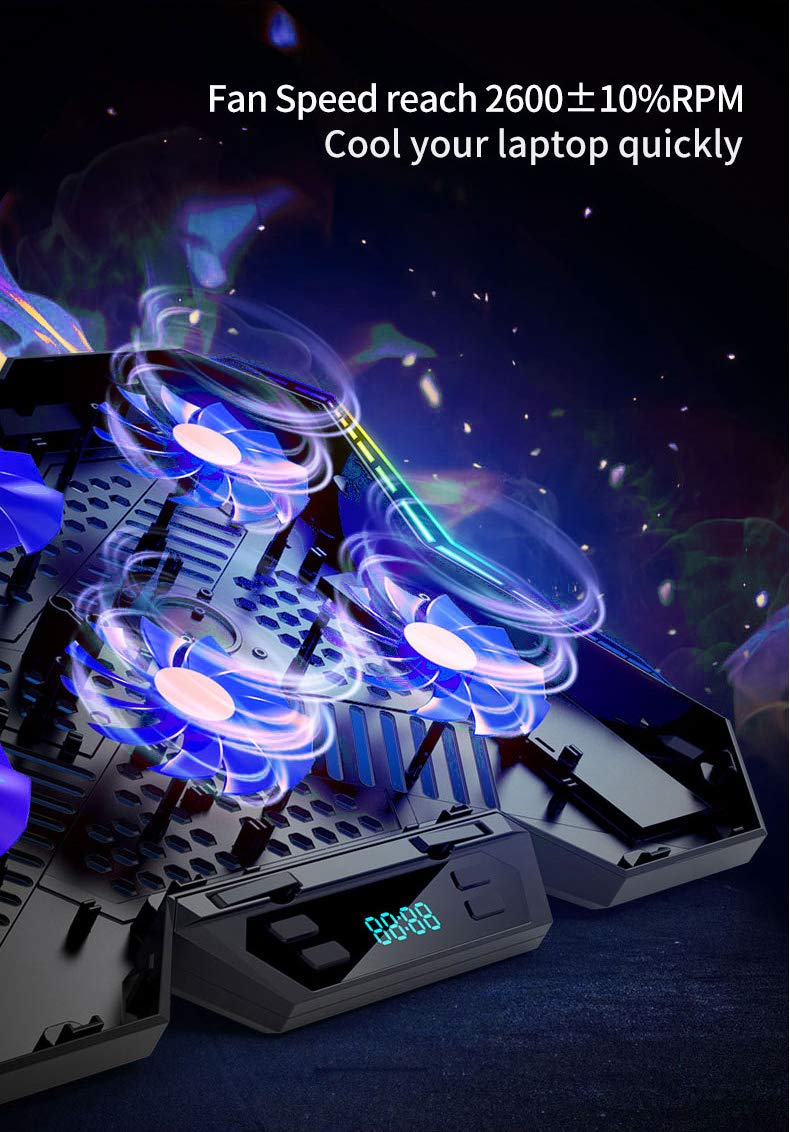 COSMIC BYTE METEOROID RGB COOLING PAD