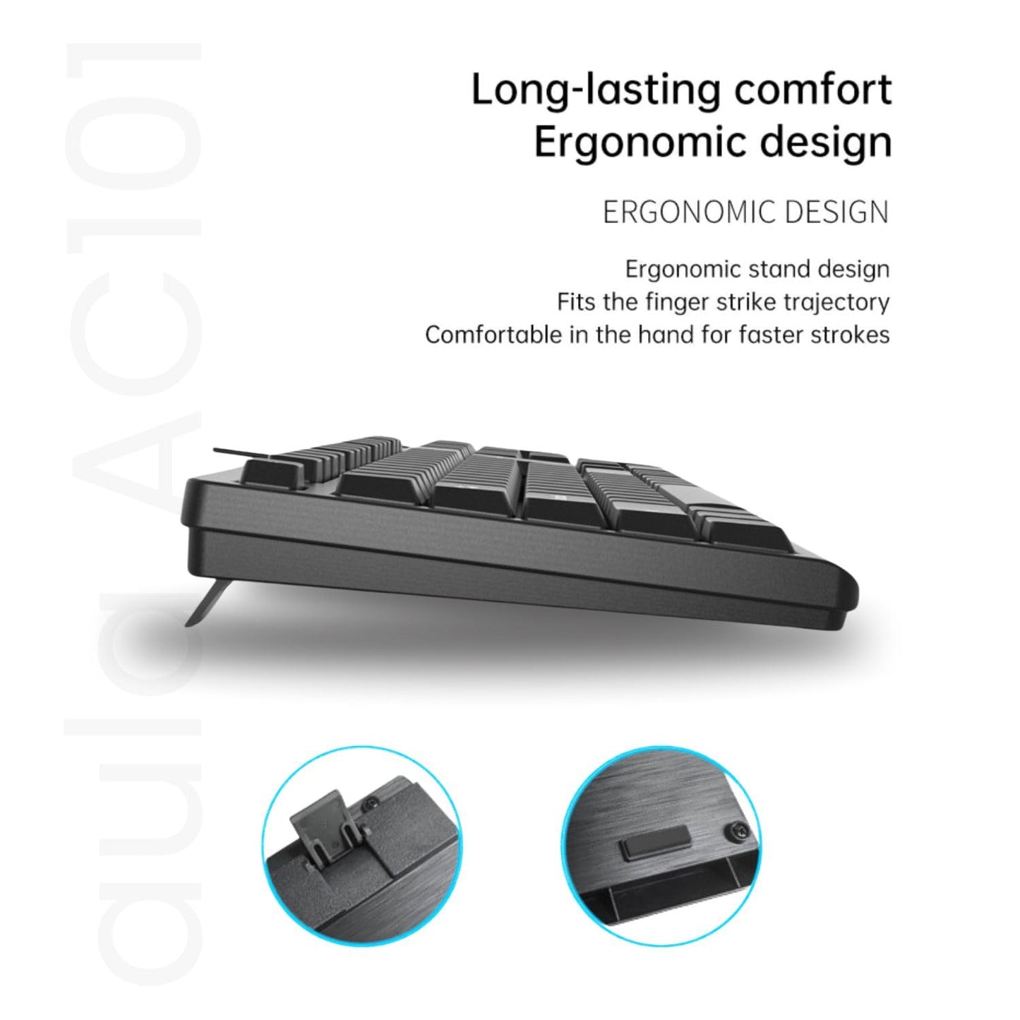 AC101 WIRED KEYBOARD AND MOUSE COMBO | BLACK